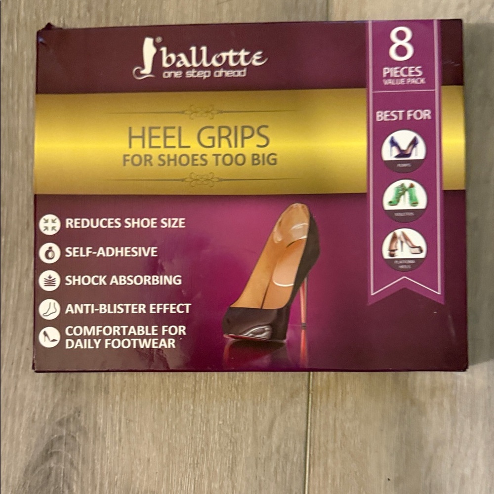 Heel Grips for Women Shoes - clear